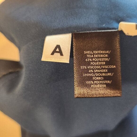 Ann Taylor Sheath Dress Bright Navy Sleeveless - Size 10 - Picture 6 of 7